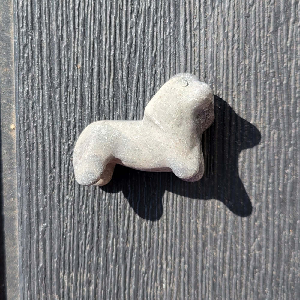 Soapstone Dachsund Crysral Dog - Picture 9 of 10